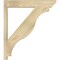 Ekena Millwork Funston Slat Rough Sawn Outlooker, Douglas Fir, 6"W x 30"D x 34"H OUT06X30X34FST06RDF - alternate 4